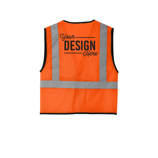 CornerStone ® ANSI 107 Class 2 Economy Mesh One-Pocket Vest