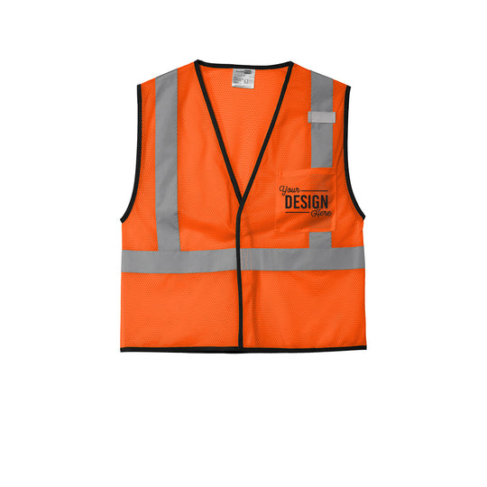 CornerStone ® ANSI 107 Class 2 Economy Mesh One-Pocket Vest