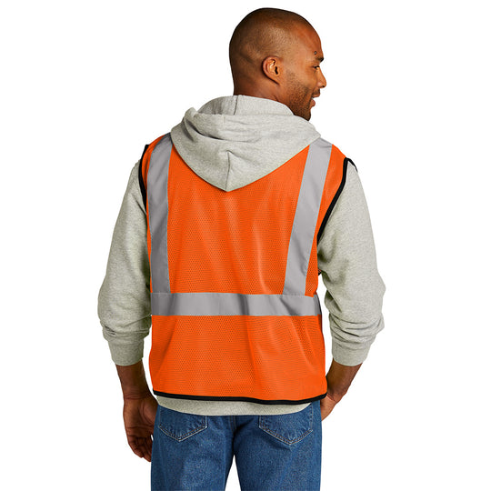 CornerStone ® ANSI 107 Class 2 Economy Mesh One-Pocket Vest