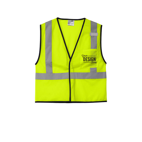 CornerStone ® ANSI 107 Class 2 Economy Mesh One-Pocket Vest