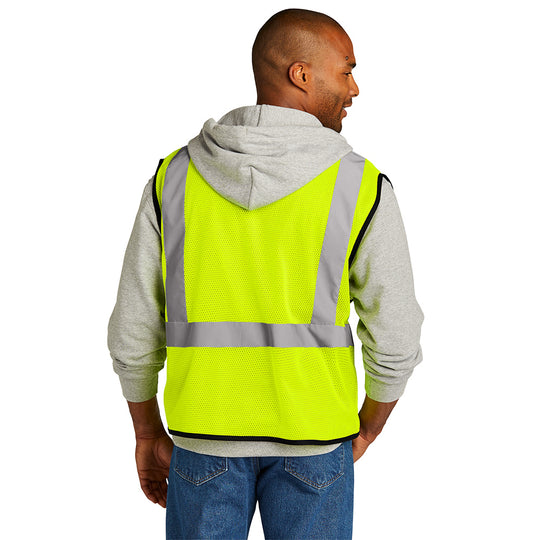 CornerStone ® ANSI 107 Class 2 Economy Mesh One-Pocket Vest