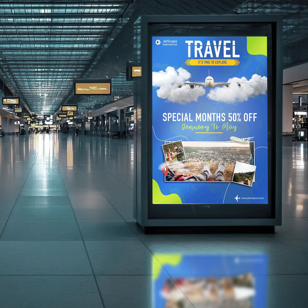 ORAJET® CLEAR  Backlit Signage $6/ft²