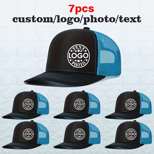 7-Pack Custom Trucker Hats