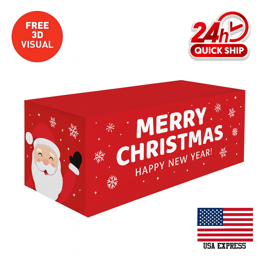 Mantel ajustado premium (sublimación de tinta a todo color, sangrado completo) 