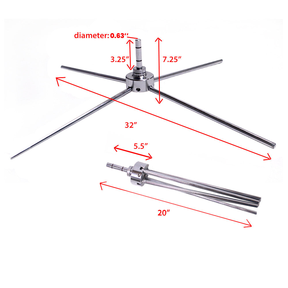 6pcs X Base / 21''x12''x8'' /40lbs / 1 Carton