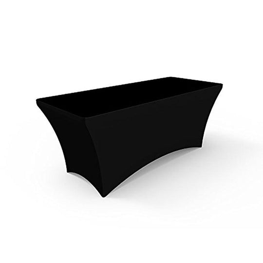 Black Stretch Table Covers Ship From California - Soardist