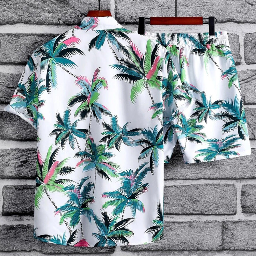 Tropical Print  Shirt & Shorts  (Full Dye Sublimation) #500023