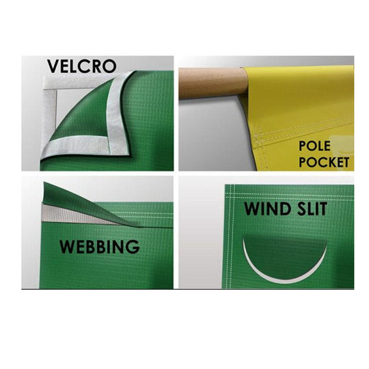 Vinyl Banner (18oz. Blockout) $3.00 per ft2 - Soardist