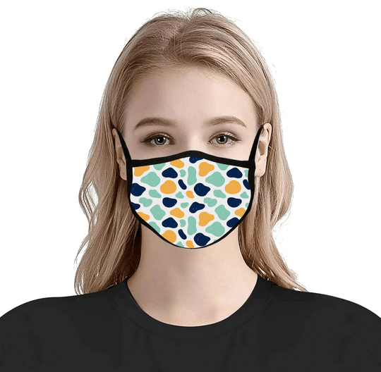 3 Ply Custom Printed Mask With Adjustable Ear Loop (Dye-Sublimated) - Soardist