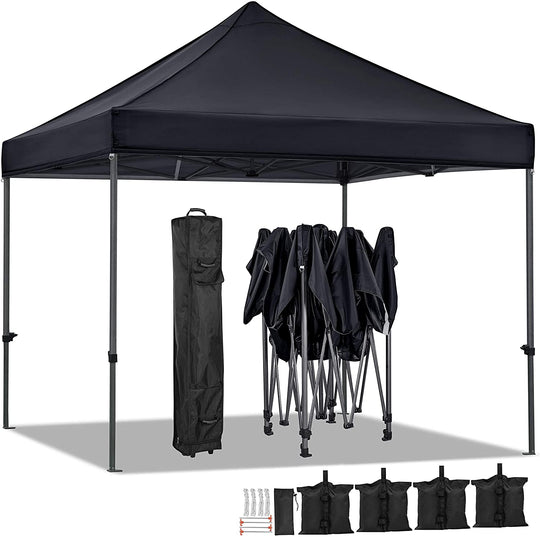 Kit de carpa de acero en blanco premium de 10' 