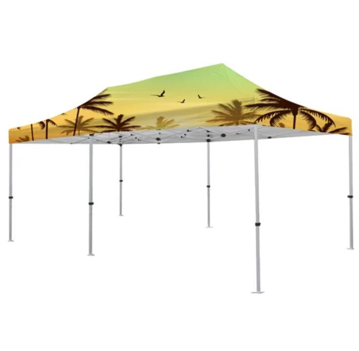 Premium Aluminum (Silver)20' Event Tent Kit (Full-Bleed Dye Sublimation) - Soardist