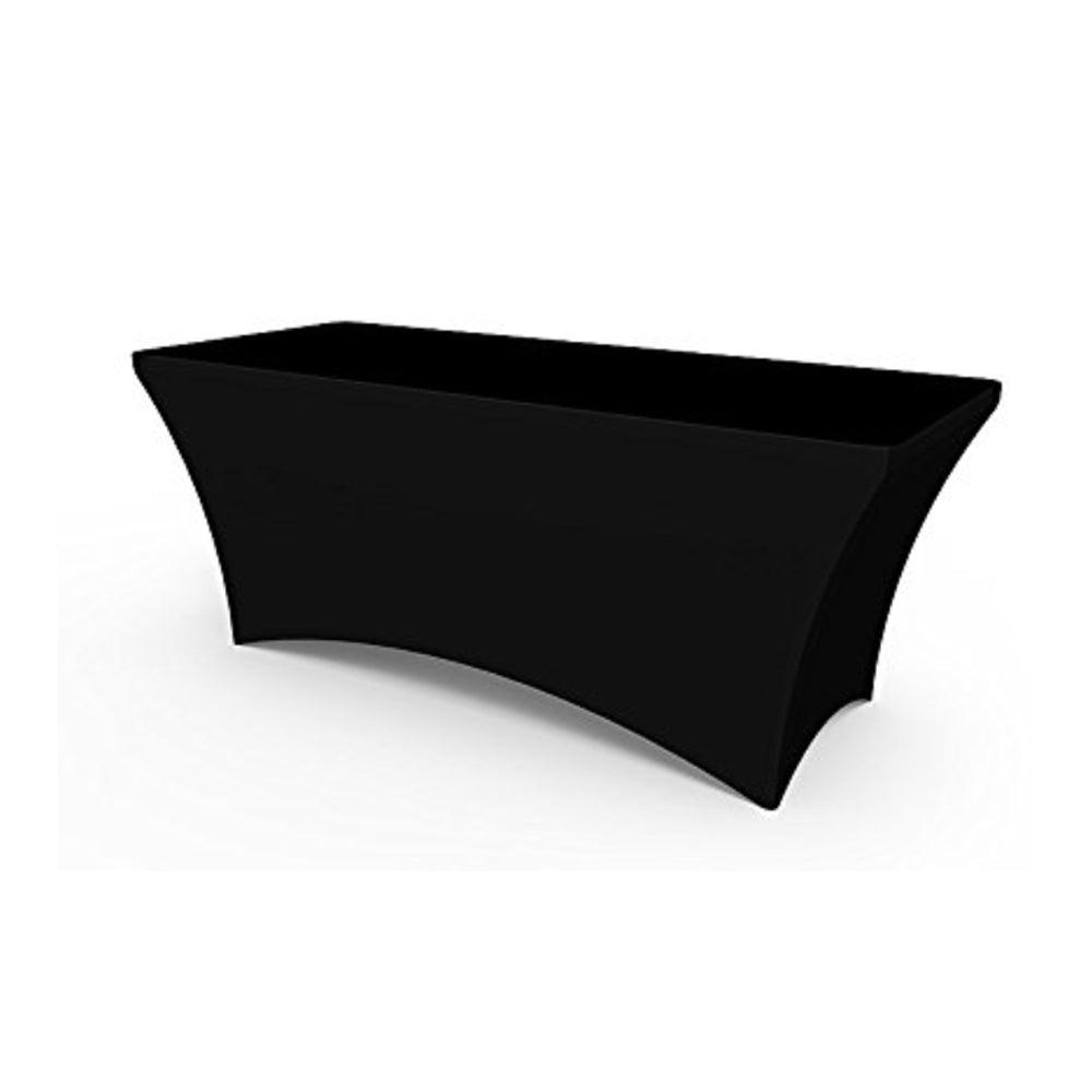 Black Stretch Table Covers Ship From California - Soardist