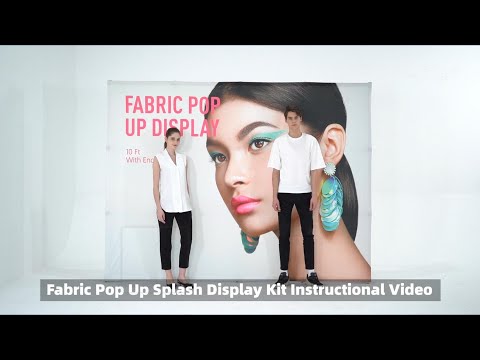 8' Fabric Pop Up Display (Straight)