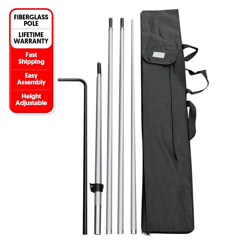 14.5' Premium Rectangle Flag Pole - Soardist